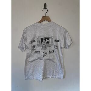 2004 Women's HBO Florida Sports Television Music Promo Shirt Women y2K